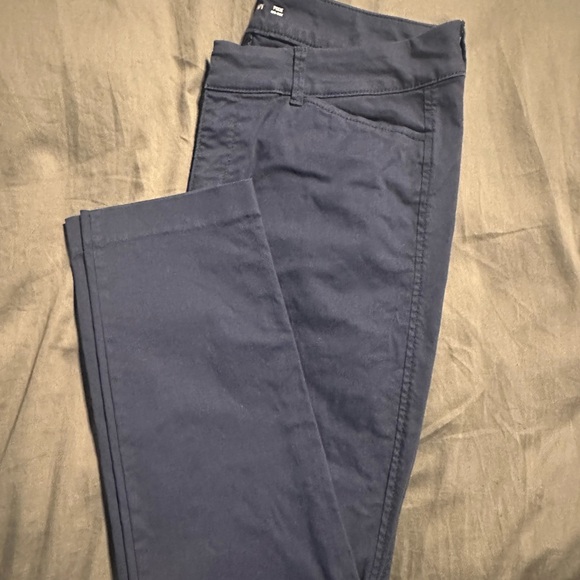 Pixi Women's Dark Blue Skinny Chino Pants - Picture 1 of 3